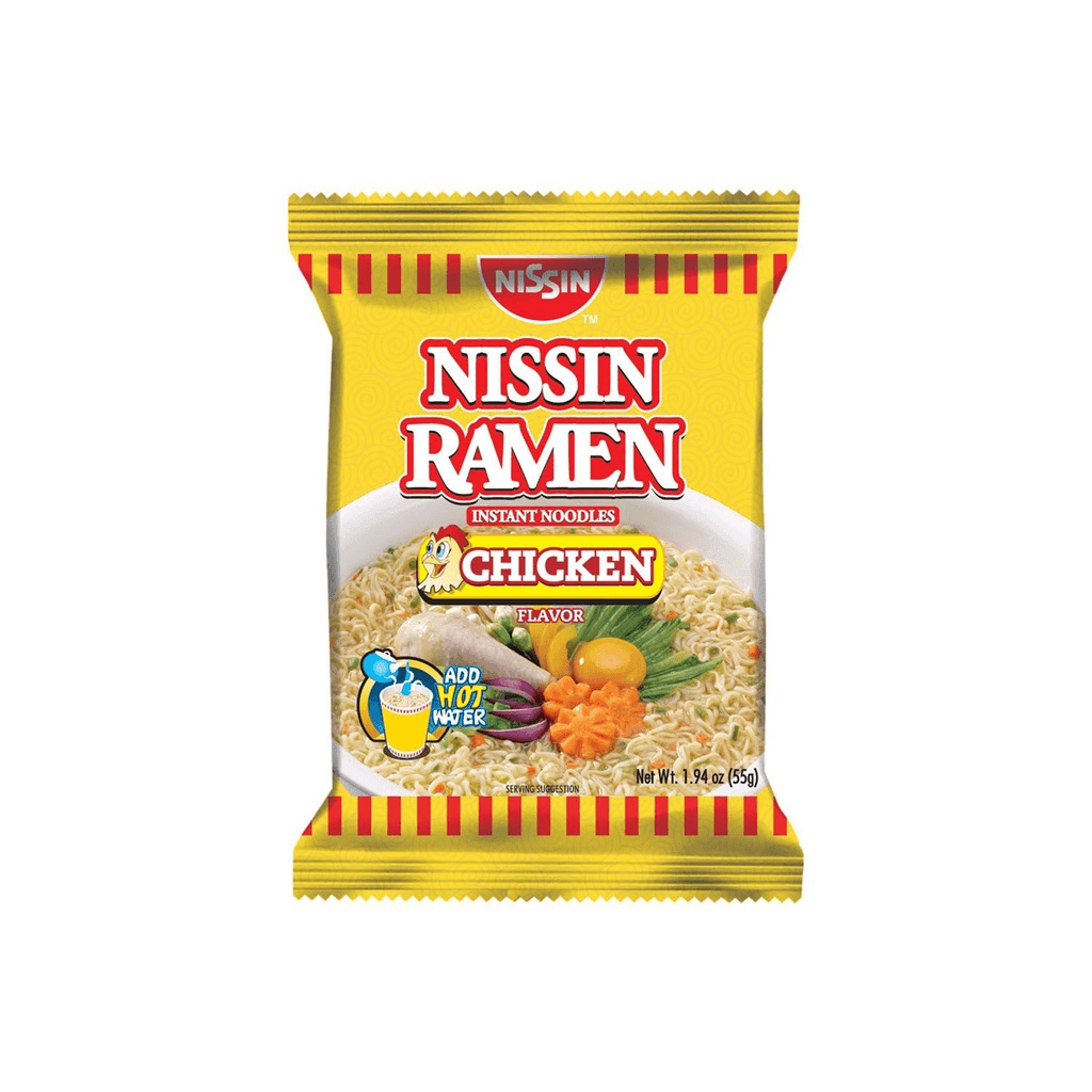 Nissin Ramen Instant Noodles Chicken Flavor - 55g - Pinoyhyper