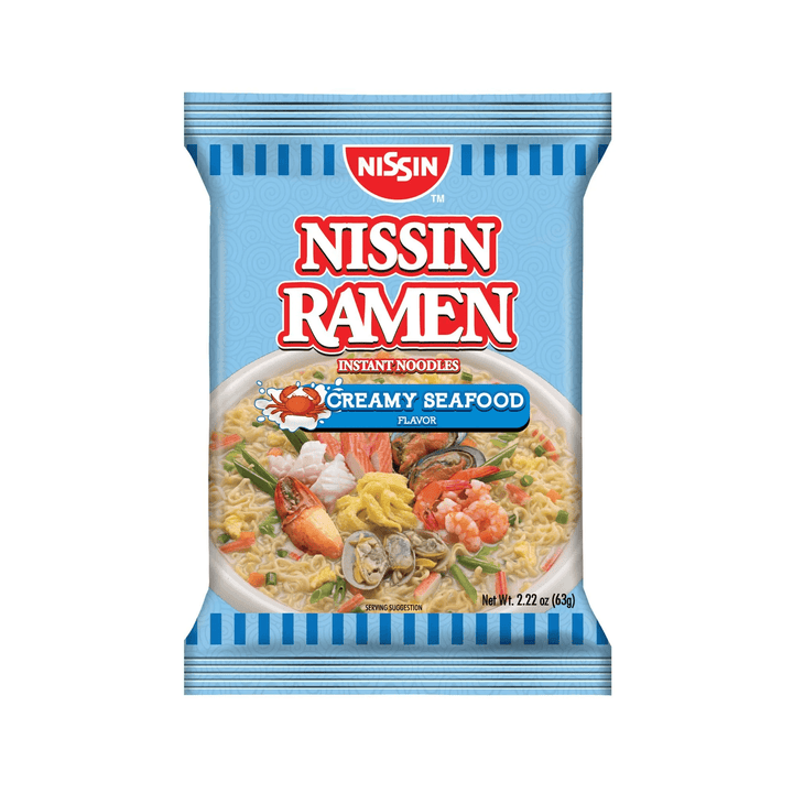 Nissin Ramen Instant Noodles Creamy Seafood - 63g - Pinoyhyper