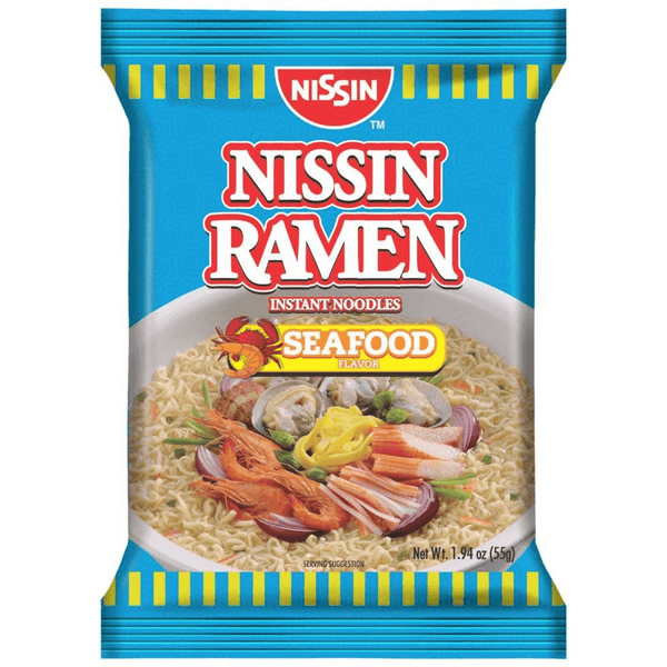 Nissin Ramen Instant Noodles Seafood - 55 g - Pinoyhyper