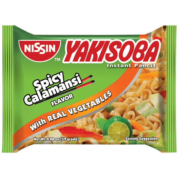 Nissin Yakisoba Spicy Calamansi Instant Pancit 59gm - Pinoyhyper