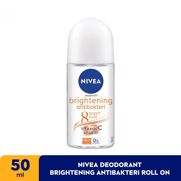 NIVEA Antiperspirant Brightening Antibakteri 48H Deo - 50ml - Pinoyhyper