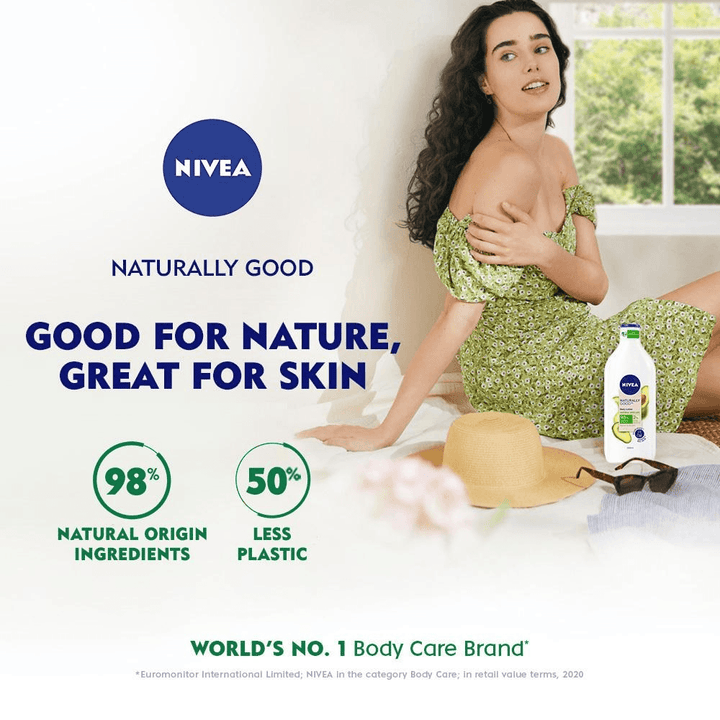 Nivea Body Lotion Naturally Good Natural Avocado - 350ml - Pinoyhyper