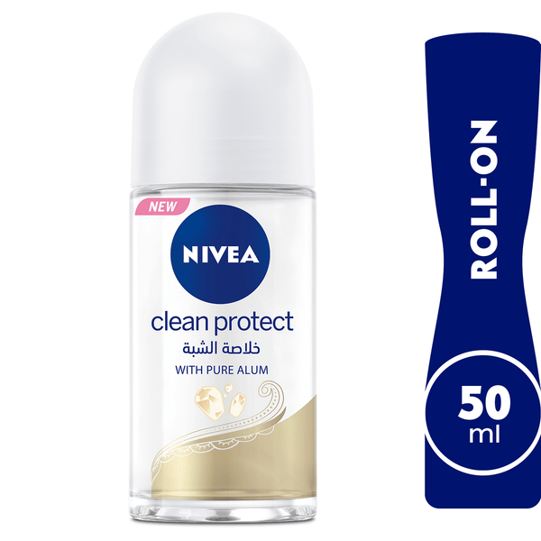 Nivea Clean Protect Anti-Perspirant Deodorant Roll-On 50ml - Pinoyhyper