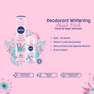 Nivea Roll On Brightening Hijab Fresh - 50ml - Pinoyhyper