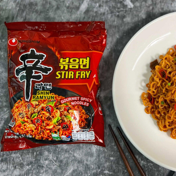 Nongshim Shin Ramyun Stir Fry Spicy Noodles - 131g - Pinoyhyper