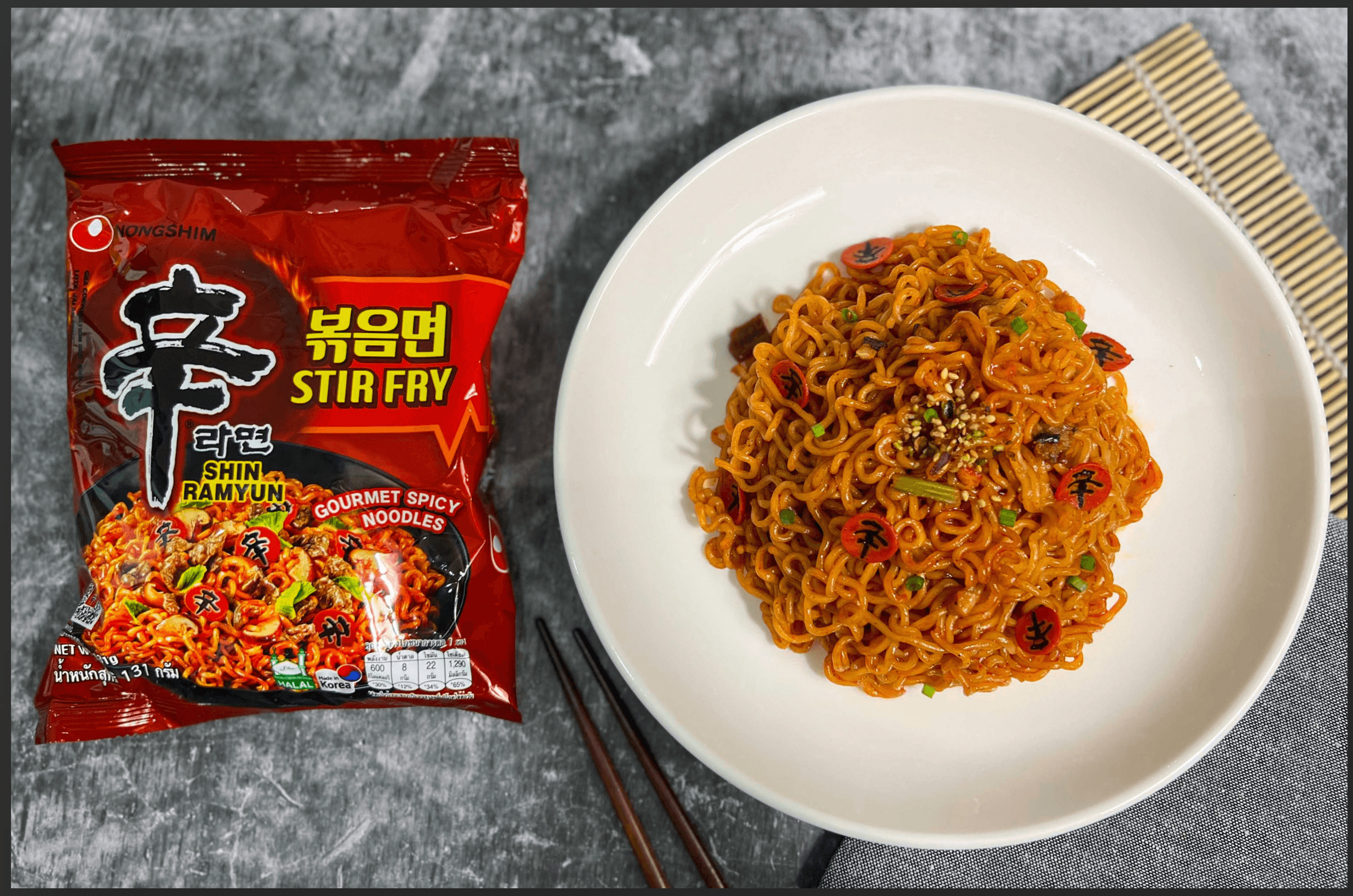 Nongshim Shin Ramyun Stir Fry Spicy Noodles - 131g – Pinoyhyper