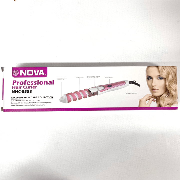 Nova 2 in 1 Professional Hair Curler NHC-8558 - Pinoyhyper