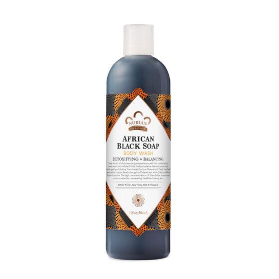 Nubian Heritage African Black Soap Body Wash – 384 ml - MADE IN USA - Pinoyhyper