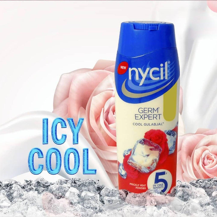 Nycil Cool Gulabjal Prickly Heat Talcum Powder - 187.5g - Pinoyhyper