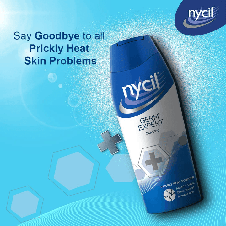 Nycil Germ Expert Classic Prickly Heat Talcum Powder - 150g - Pinoyhyper
