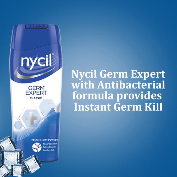 Nycil Germ Expert Classic Prickly Heat Talcum Powder - 150g - Pinoyhyper
