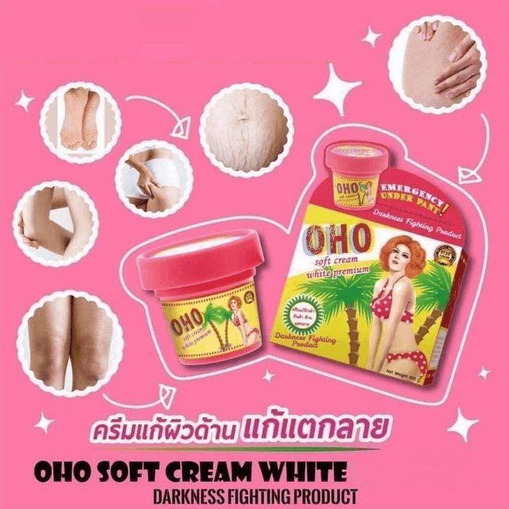 OHO Soft Cream Eliminate Stretch Marks Remove Dark Skin - 100g - Pinoyhyper