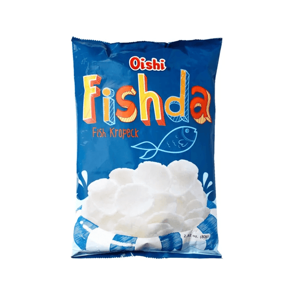 Oishi Fishda Fish Kropeck Cracker - 80g - Pinoyhyper