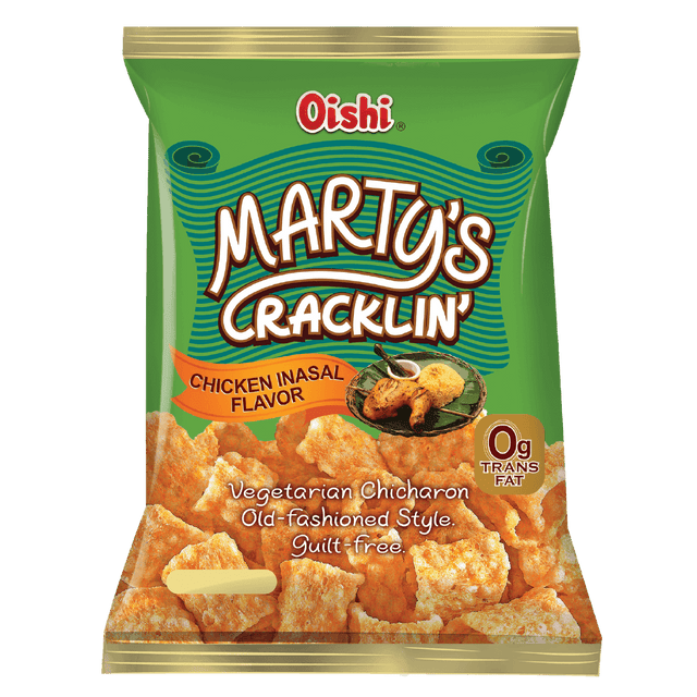 Oishi Marty's Cracklin' Chicken Inasal Flavor - 90g - Pinoyhyper