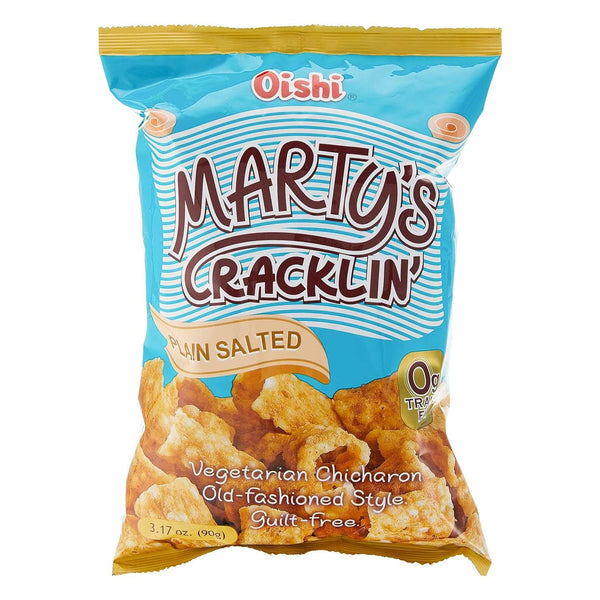 Oishi Martys Cracklin Plain Salted 90gm - Pinoyhyper
