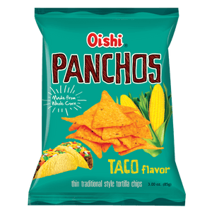 Oishi Nacho Taco Flavour Panchos - 85g - Pinoyhyper