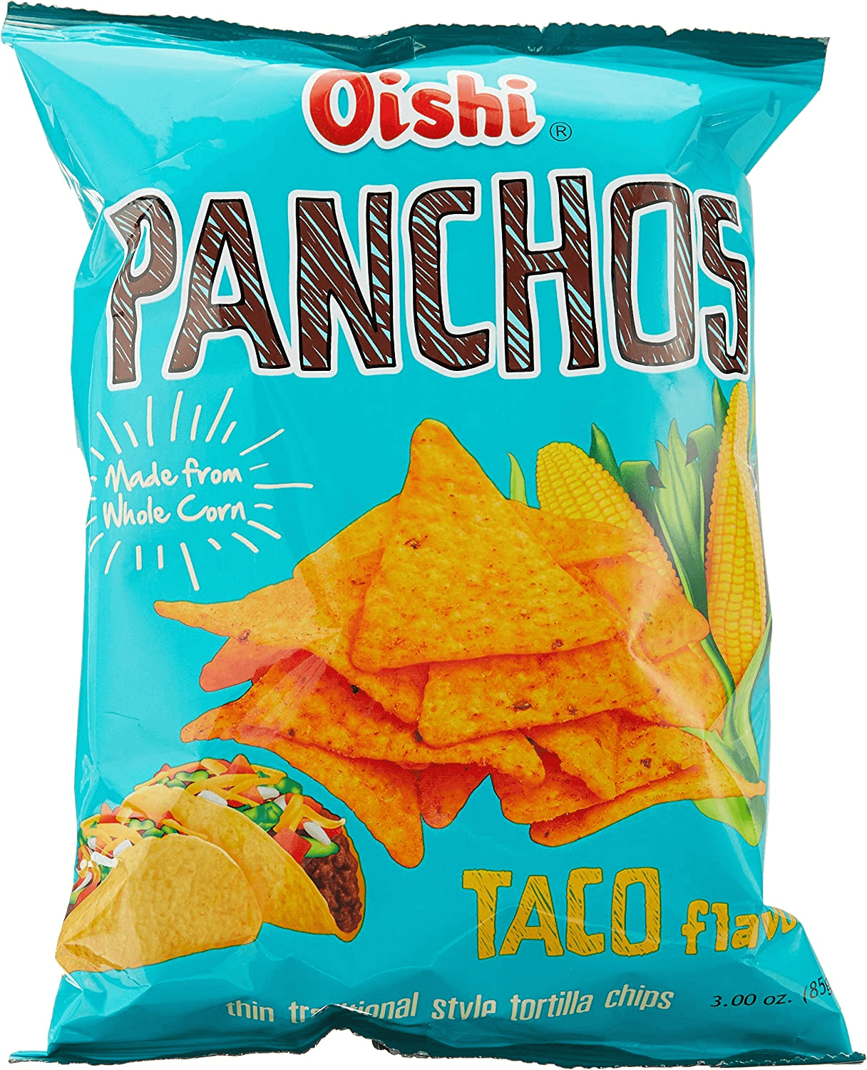 Oishi Nacho Taco Flavour Panchos 85g Pinoyhyper