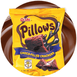 Oishi Pillows Choco-Filled Crackers - 38g - Pinoyhyper