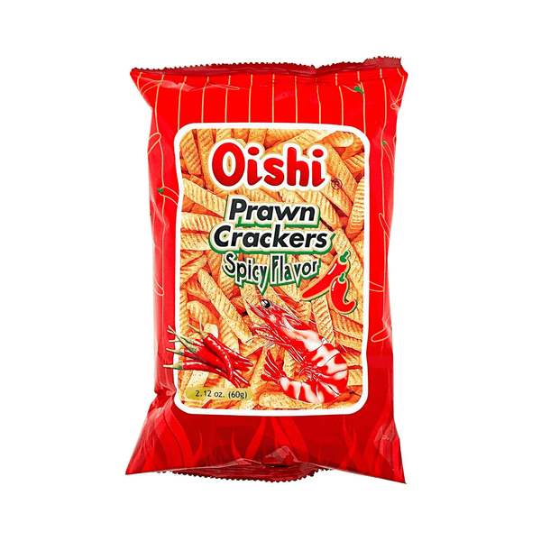 Oishi Prawn Crackers Spicy Flavor 60g - Pinoyhyper