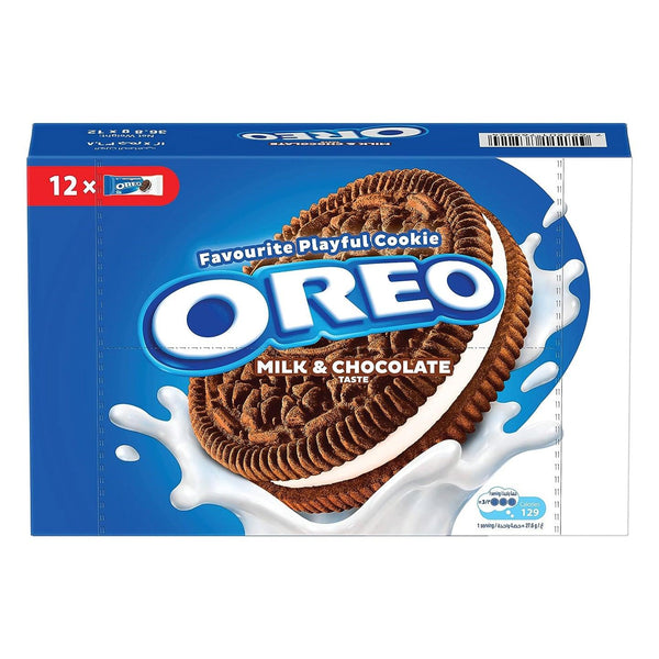 Oreo Cookies Creme Milk and Chocolate - 36.8G x 12 - Pinoyhyper