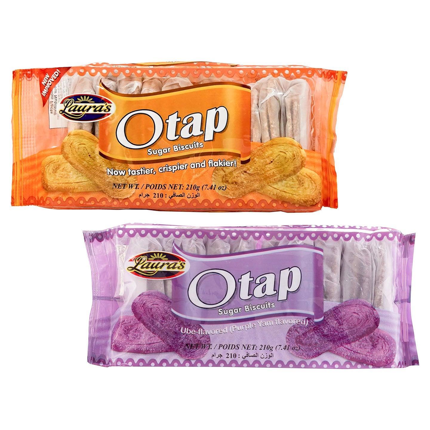 Otap Sugar + UBE Flavored Biscuits - 2 × 210g (Offer) - Pinoyhyper
