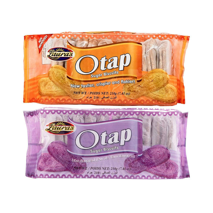 Otap Sugar + UBE Flavored Biscuits - 2 × 210g (Offer) - Pinoyhyper