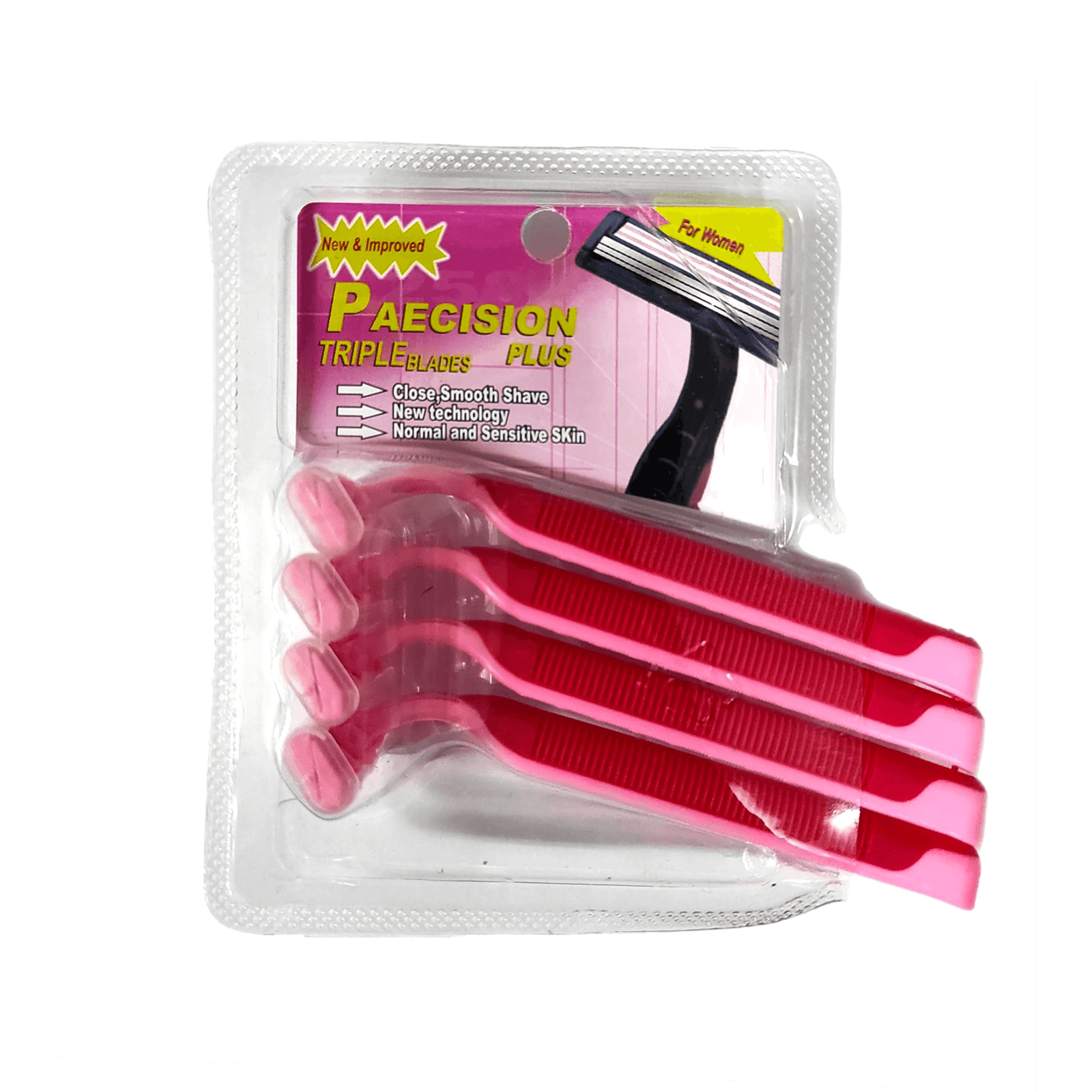 Paecision Plus Double Blades Women Razor - 4pcs - Pinoyhyper