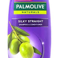 Palmolive Naturals Silky Straight Shampoo & Conditioner Frizzy-Wavy Hair 180ml - Pinoyhyper
