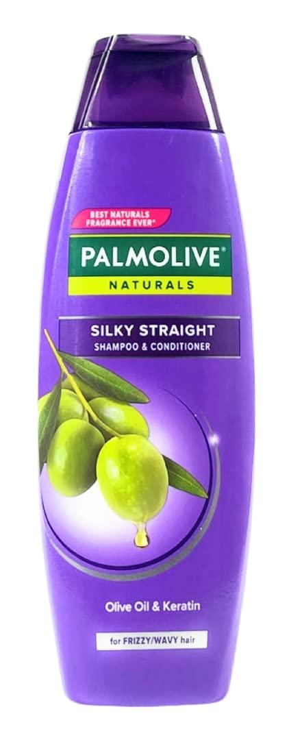 Palmolive Naturals Silky Straight Shampoo & Conditioner Frizzy-Wavy Hair 180ml - Pinoyhyper