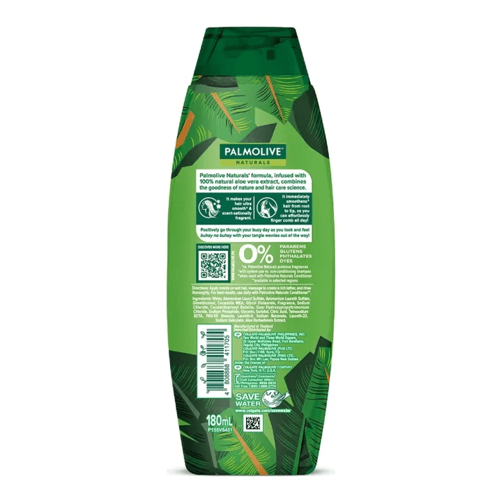 Palmolive Naturals Ultra Smooth Aloe Vera Shampoo & Conditioner - 180ml - Pinoyhyper