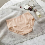 Women's Mid-Waist Ribbed Cotton Hipster Panties