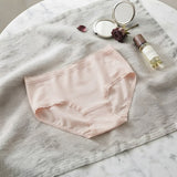 Women's Mid-Waist Ribbed Cotton Hipster Panties
