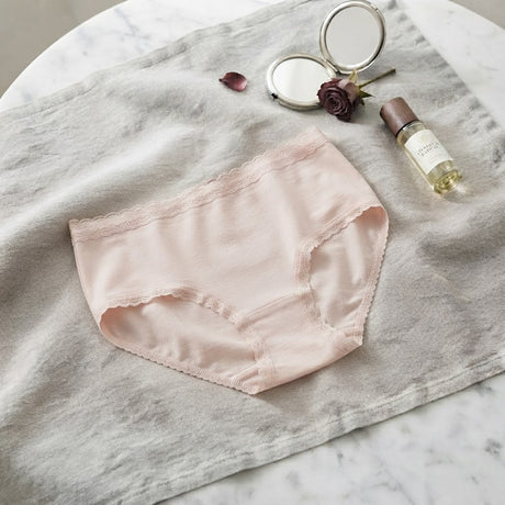 Women's Mid-Waist Ribbed Cotton Hipster Panties