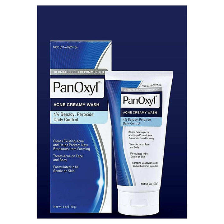 PanOxyl Acne Creamy Wash Benzoyl Peroxide 4% Daily Control - 170g - Pinoyhyper