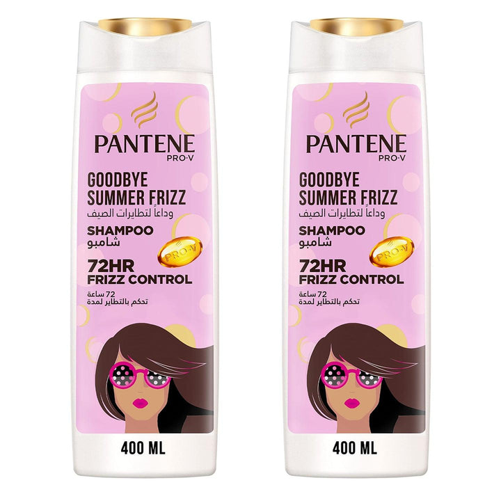 Pantene Pro-V Goodbye Summer Frizz Shampoo - 400ml + 400ml - Pinoyhyper