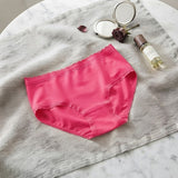 Women's Mid-Waist Ribbed Cotton Hipster Panties