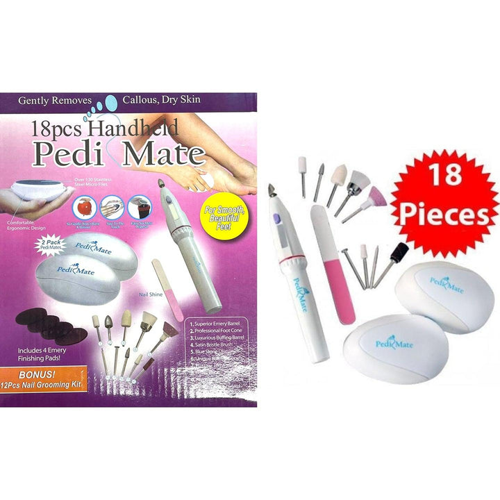 Pedi Mate 18Pcs Handheld Pedicure Set - Pinoyhyper