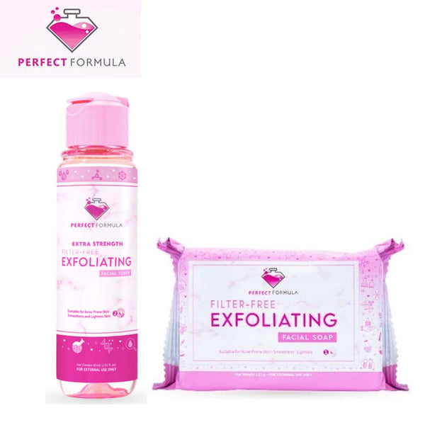 Perfect Formula Exfoliating Facial Soap & Facial Toner Combo - Pinoyhyper