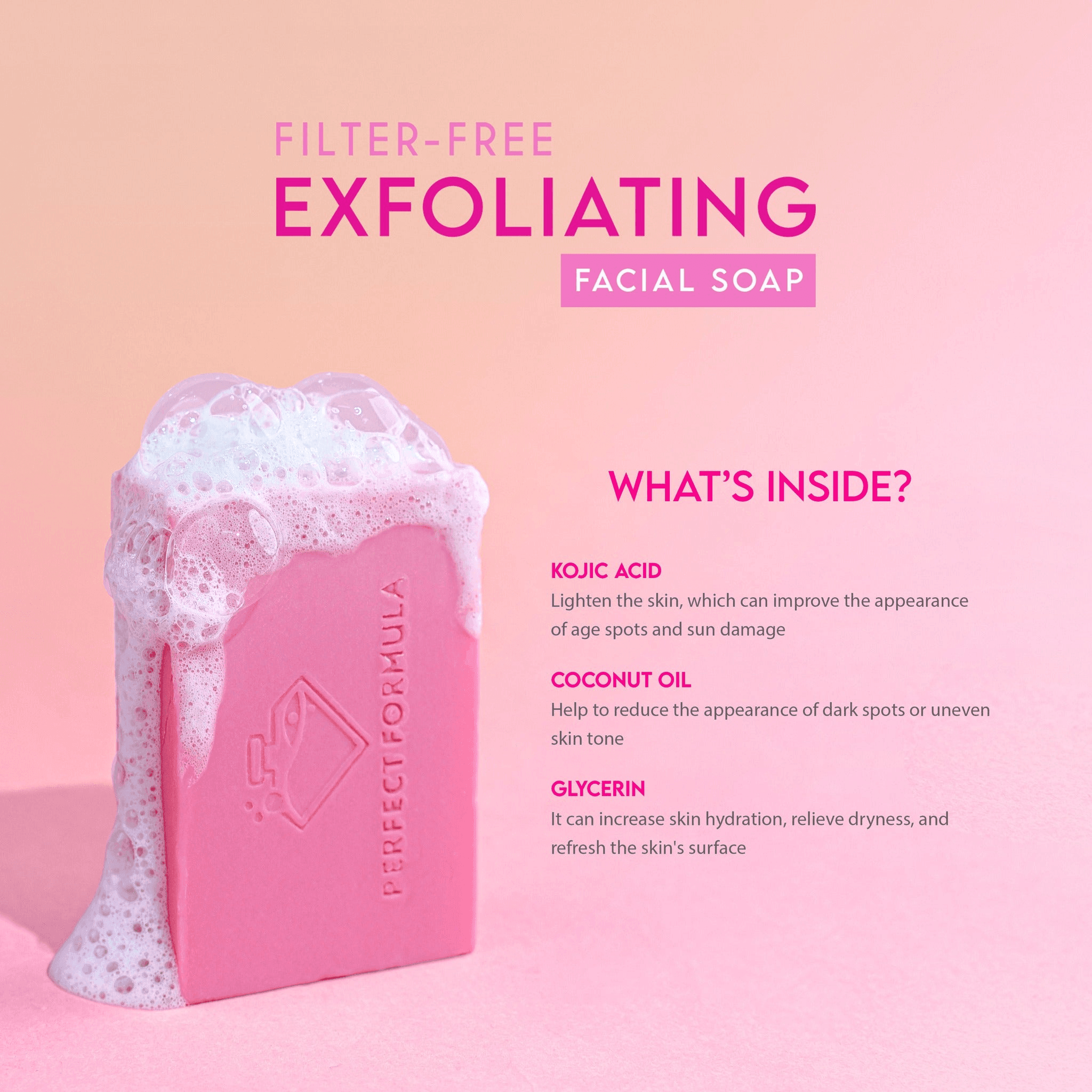 Perfect Formula Exfoliating Facial Soap & Facial Toner Combo - Pinoyhyper