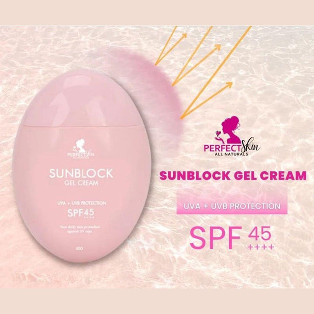 Perfect Skin Sunblock Gel Cream SPF 45 - 50g - Pinoyhyper
