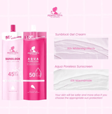 PerfectSkin Aqua Poreless & Sunblock Gel Cream Twin Pack - Pinoyhyper