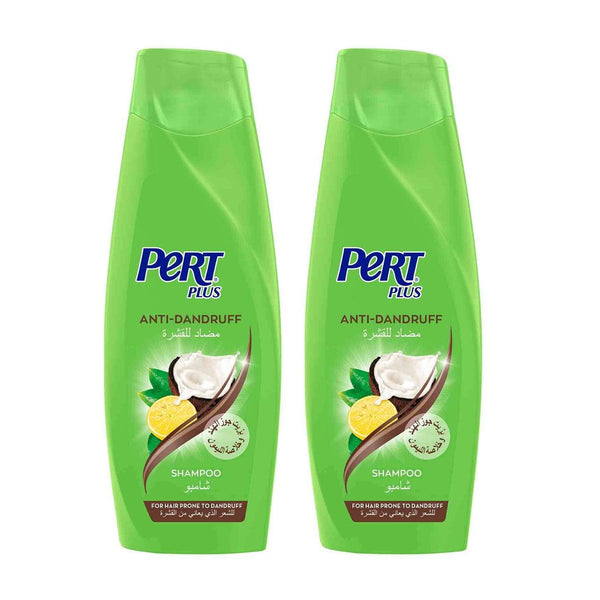 Pert Anti-Dandruff Shampoo Coconut Oil & Lemon - 400ml x 2pcs - Pinoyhyper