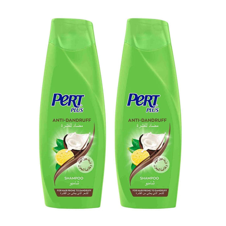 Pert Anti-Dandruff Shampoo Coconut Oil & Lemon - 400ml x 2pcs - Pinoyhyper