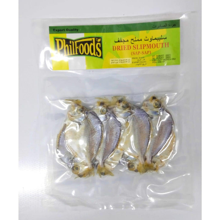 Philfoods Dried Slipmouth (Sap-Sap) - 113g - Pinoyhyper