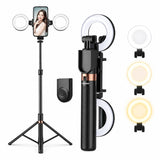 Plokama  Broadcast Stand with Ring Light & Phone Holder - Live-K9Pro