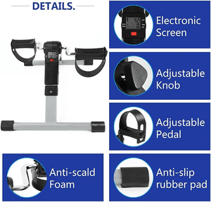 Portable Arm & Leg Pedal Exerciser Fitness Equipment - Pinoyhyper