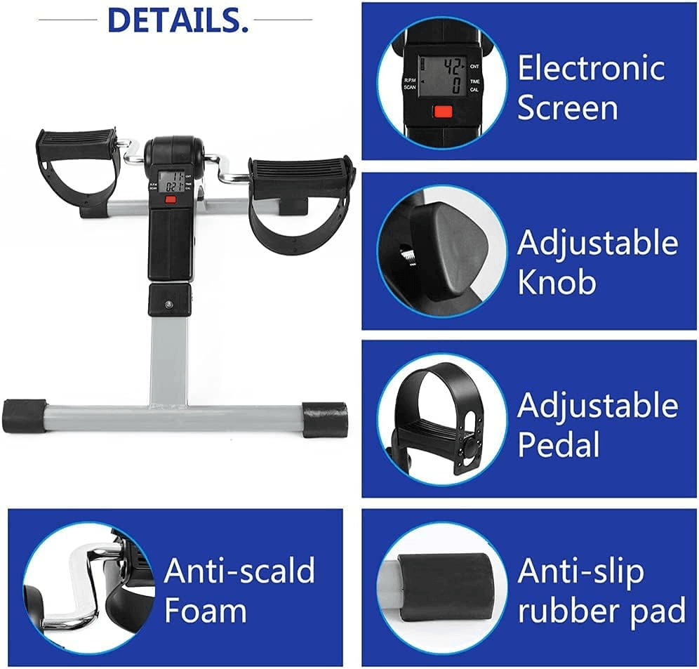 Portable Arm & Leg Pedal Exerciser Fitness Equipment - Pinoyhyper