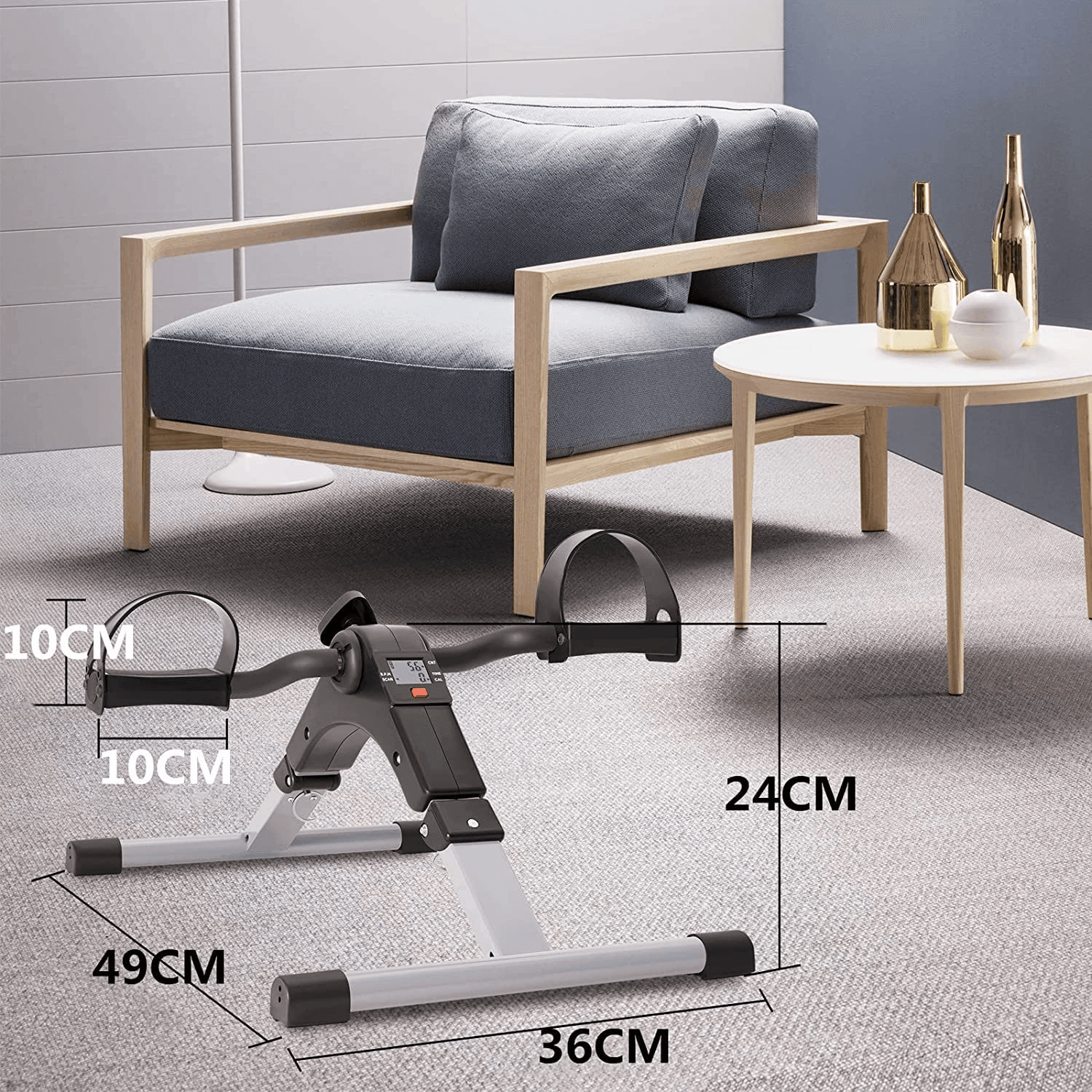 Portable Arm & Leg Pedal Exerciser Fitness Equipment - Pinoyhyper