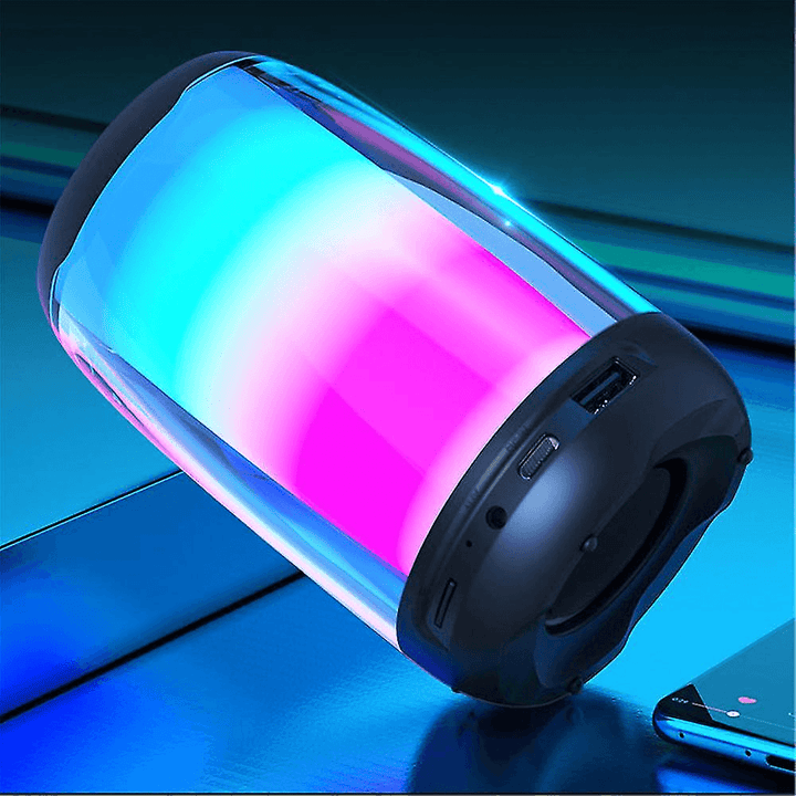 Portable Bluetooth Speaker With Colorful Lights Glow Plus 4 Mini - Pinoyhyper