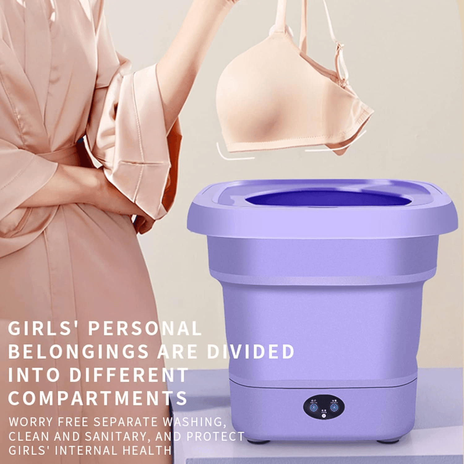 Portable Folding Mini Washing Machine - Pinoyhyper